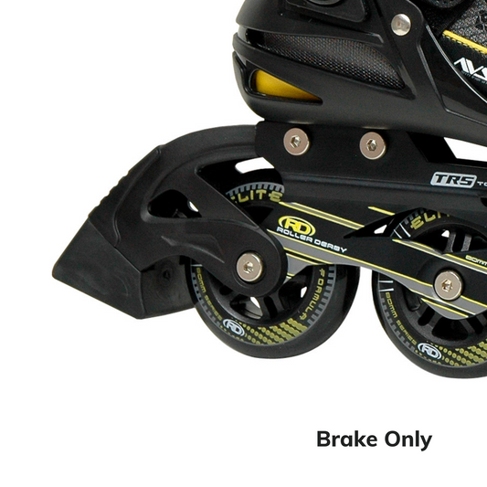 Heel Bracket & Brake Assembly for Q-60 Inline Skates (Black)