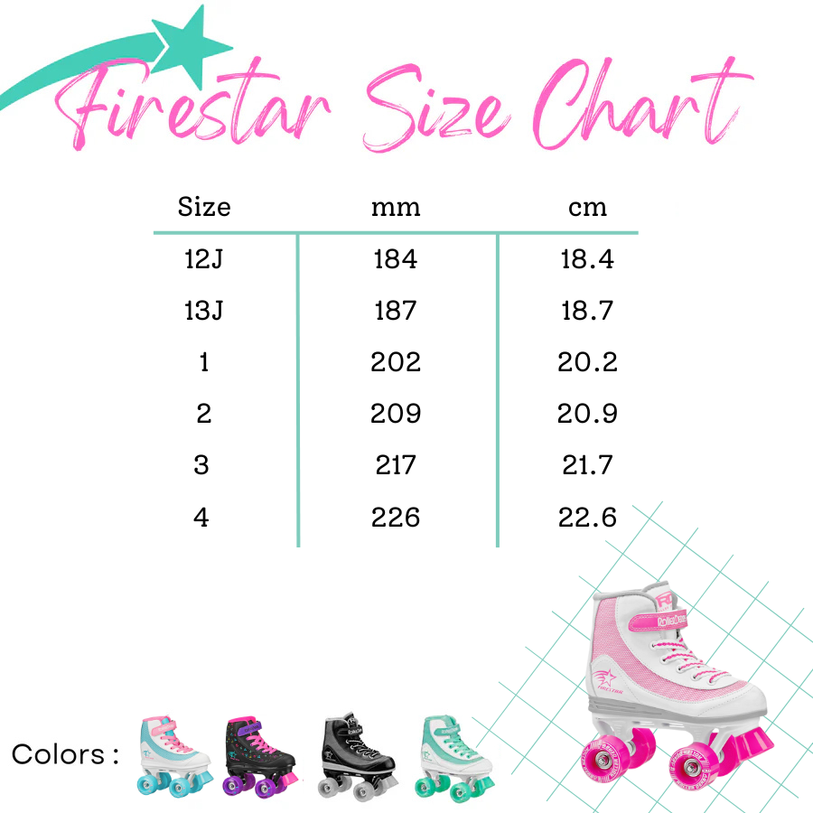 FireStar Youth Girl's Roller Skates