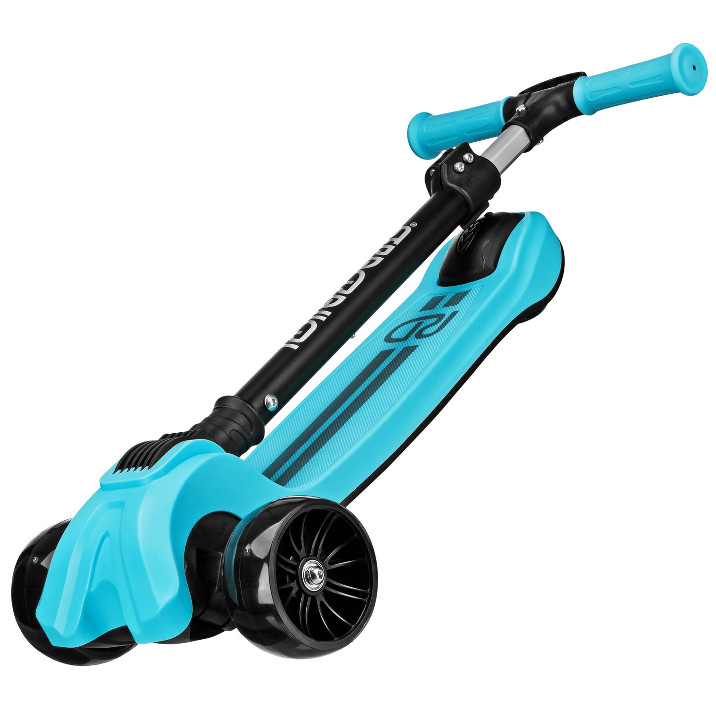 Roller Derby Youth 3-Wheel Scooter with Lightup Wheels (Blue)