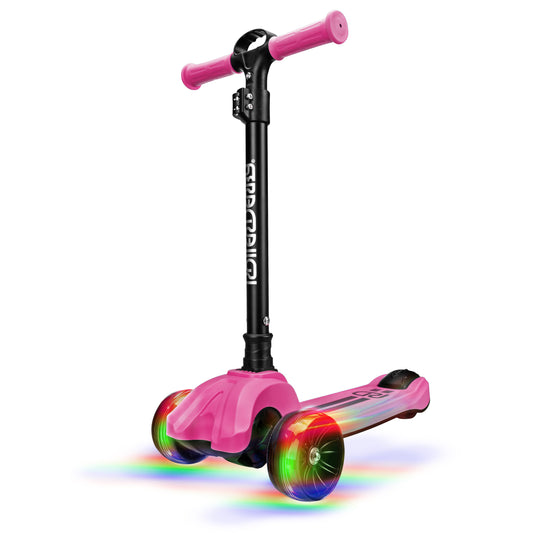 Roller Derby Youth 3-Wheel Scooter with Lightup Wheels (Pink)