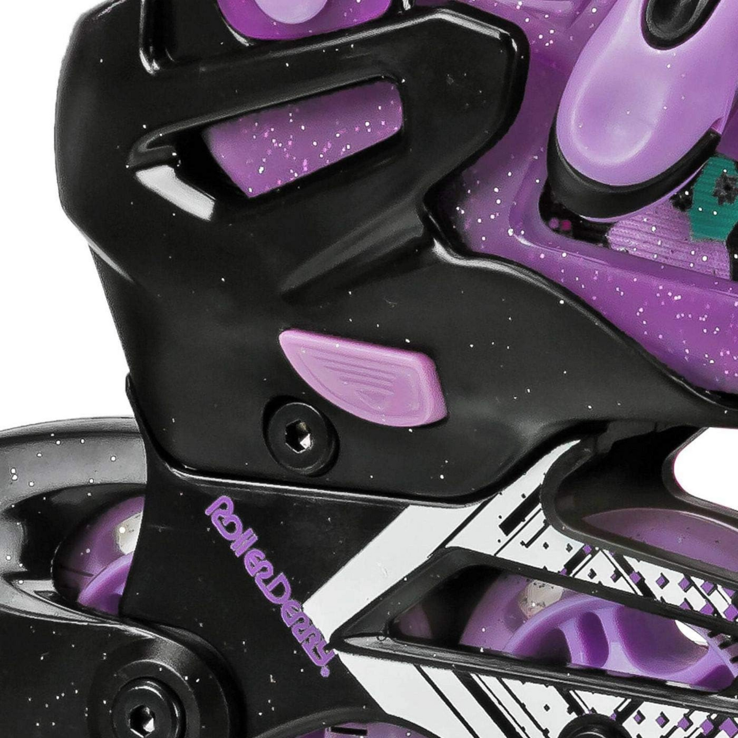 Roller Derby Girl's Adjustable 2-in-1 Quad and Inline Skates