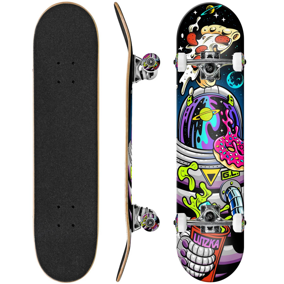 Roller Derby Learn with Lutzka Astronaut Skateboard Roller Derby Learn with Lutzka Astronaut Skateboard