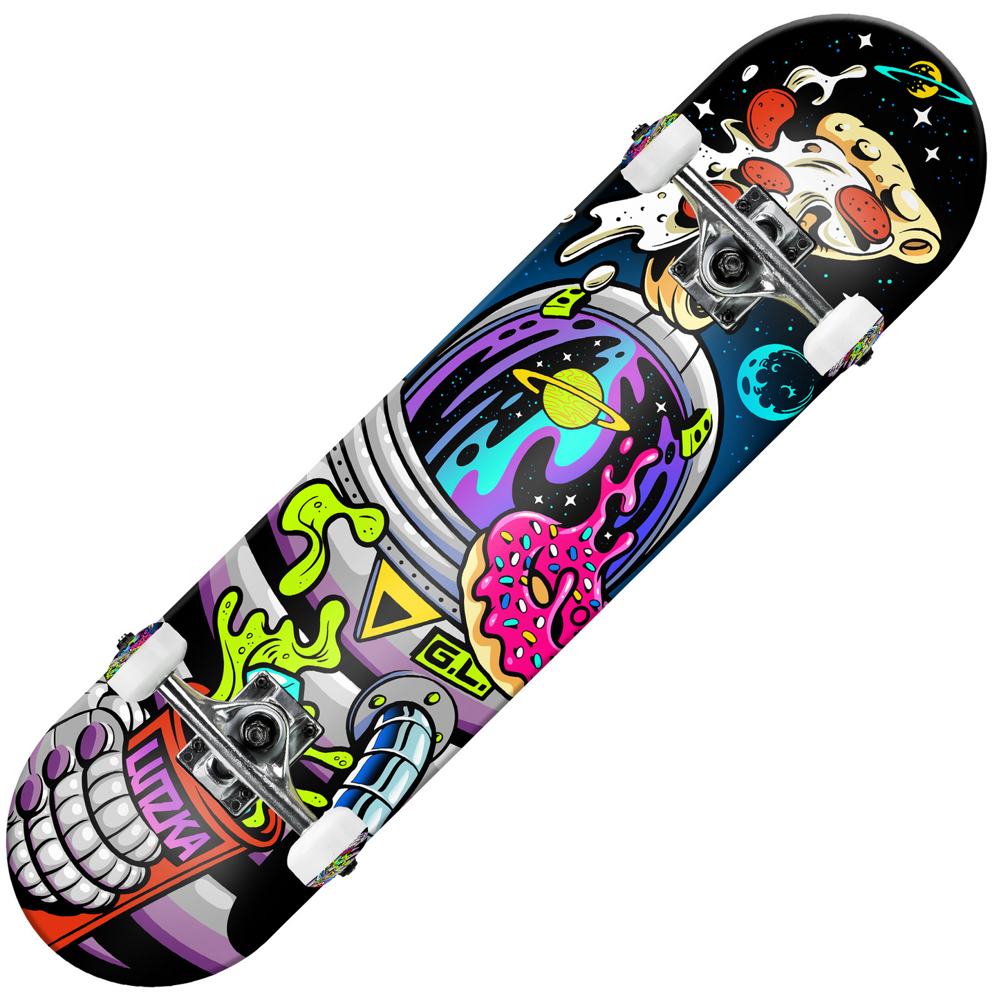 Roller Derby Learn with Lutzka Astronaut Skateboard