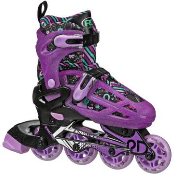 Roller Inline Enfant Réglable avec équipement de protection - Rose 8154 Roller Inline Enfant Réglable avec équipement de protection - Rose 8154
