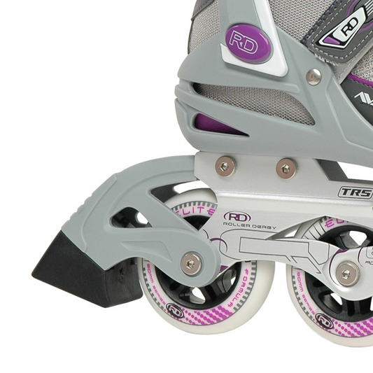 Heel Bracket & Brake Assembly for Q-60 Inline Skates (Grey)