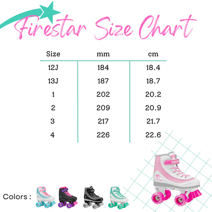 FireStar Youth Girl's Roller Skates
