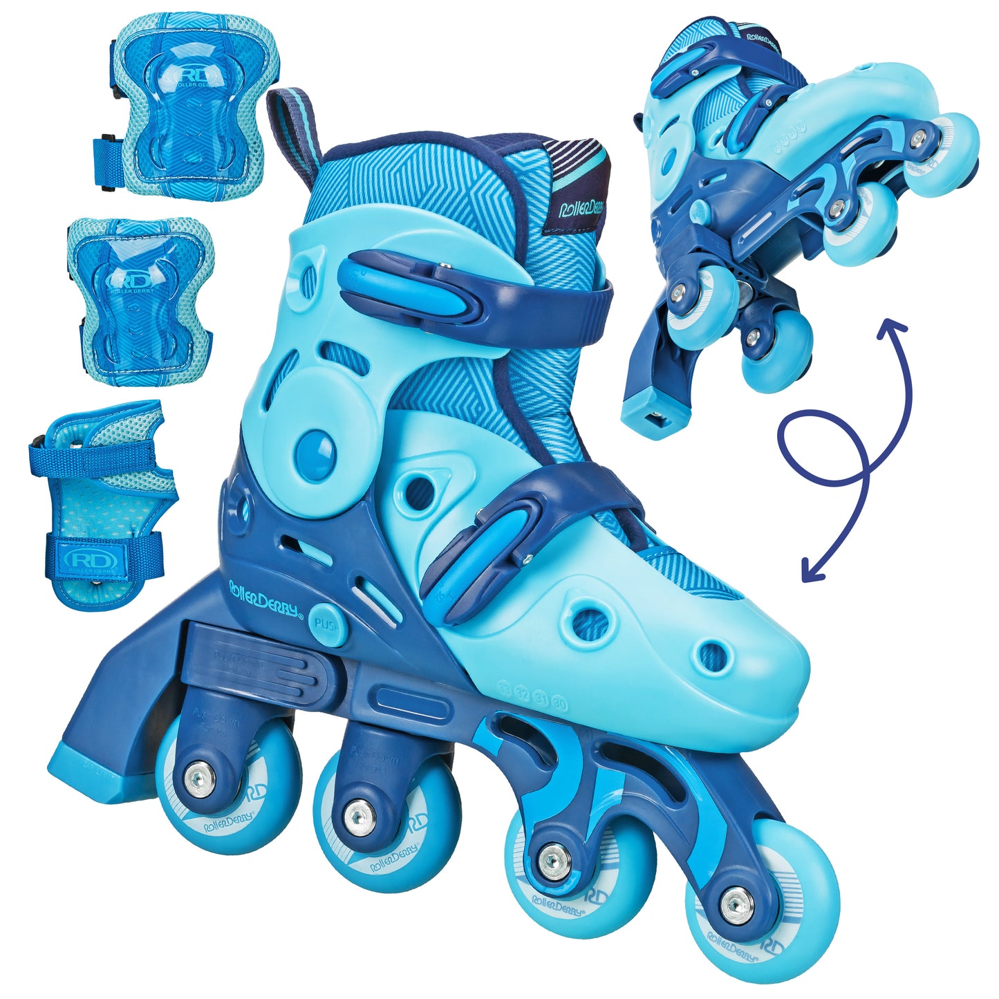 Switch Adjustable Boy's Roller Skates