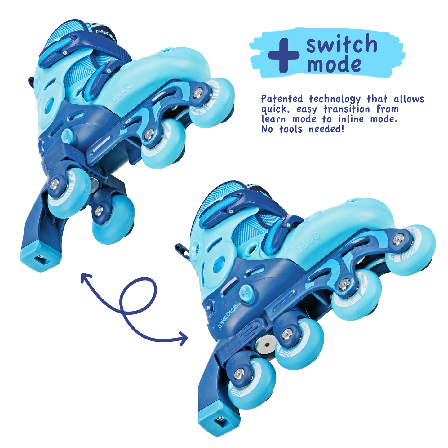 Switch Adjustable Boy's Roller Skates