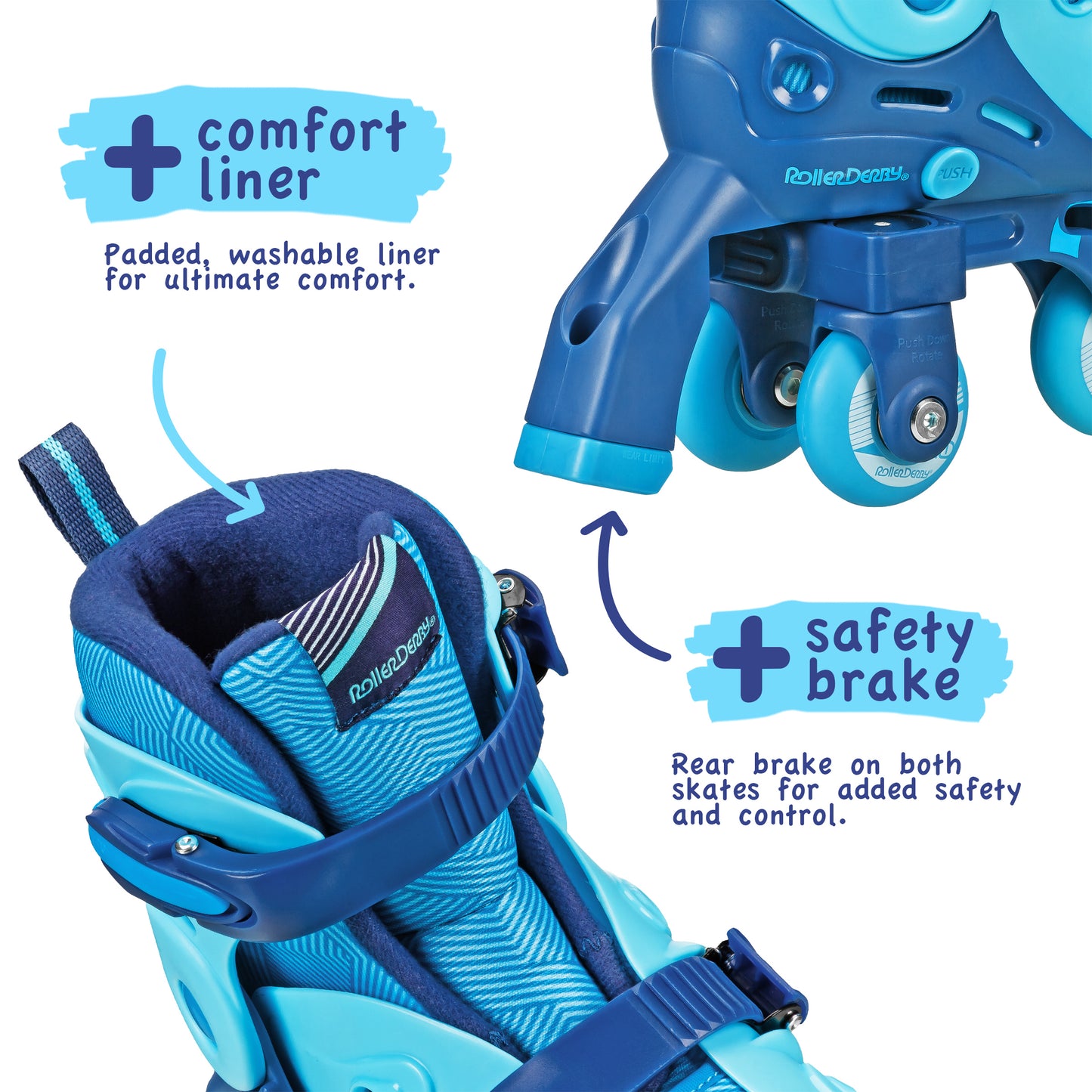 Switch Adjustable Boy's Roller Skates