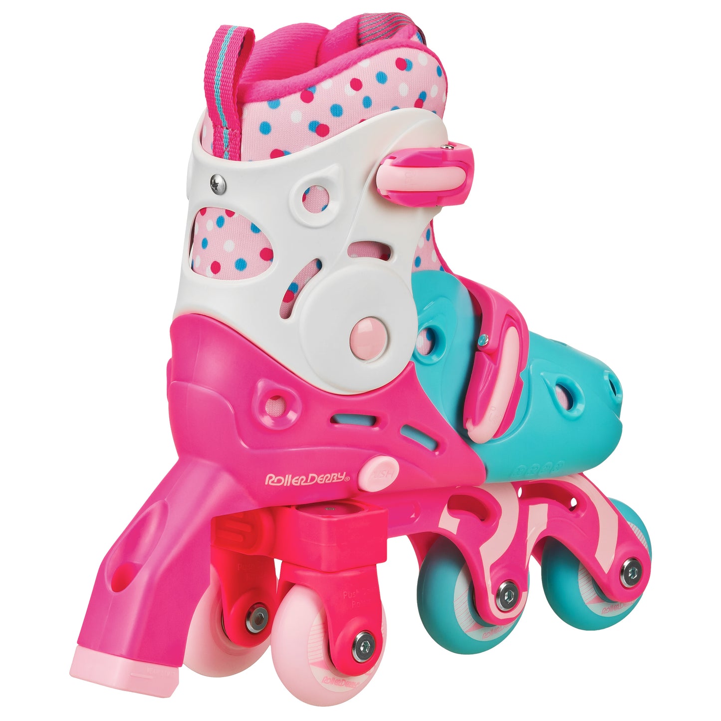 Switch Adjustable Girl's Roller Skates