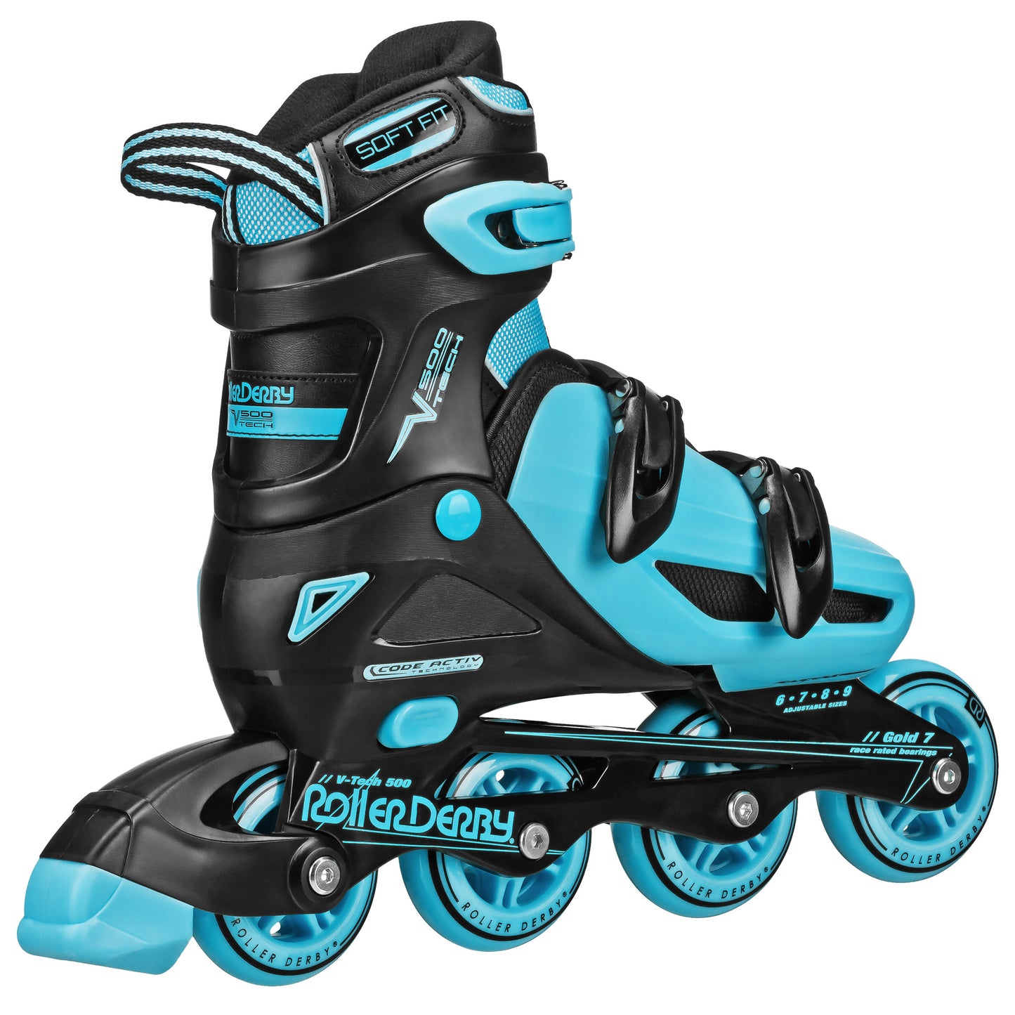 V-Tech 500 Men's Inline Skates with Adjustable Sizing