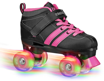 STR Six Women's Roller Skates with Lighted Wheels