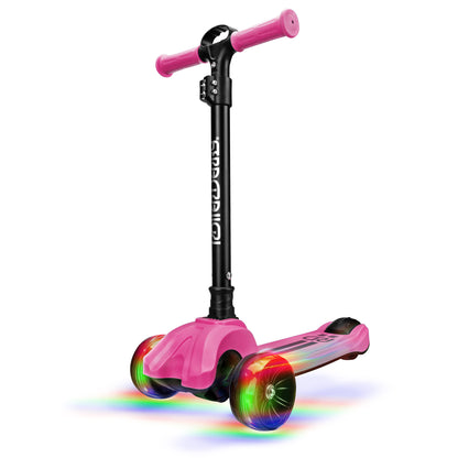 Roller Derby Youth 3-Wheel Scooter with Lightup Wheels (Pink)