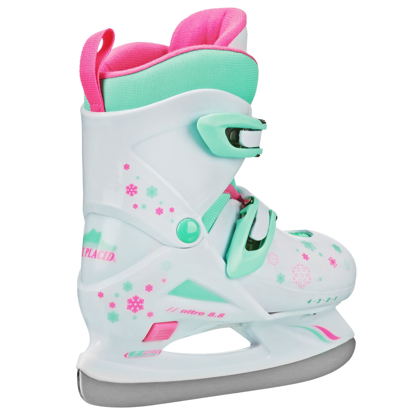 Lake Placid Nitro Girl's Adjustable Ice Skates