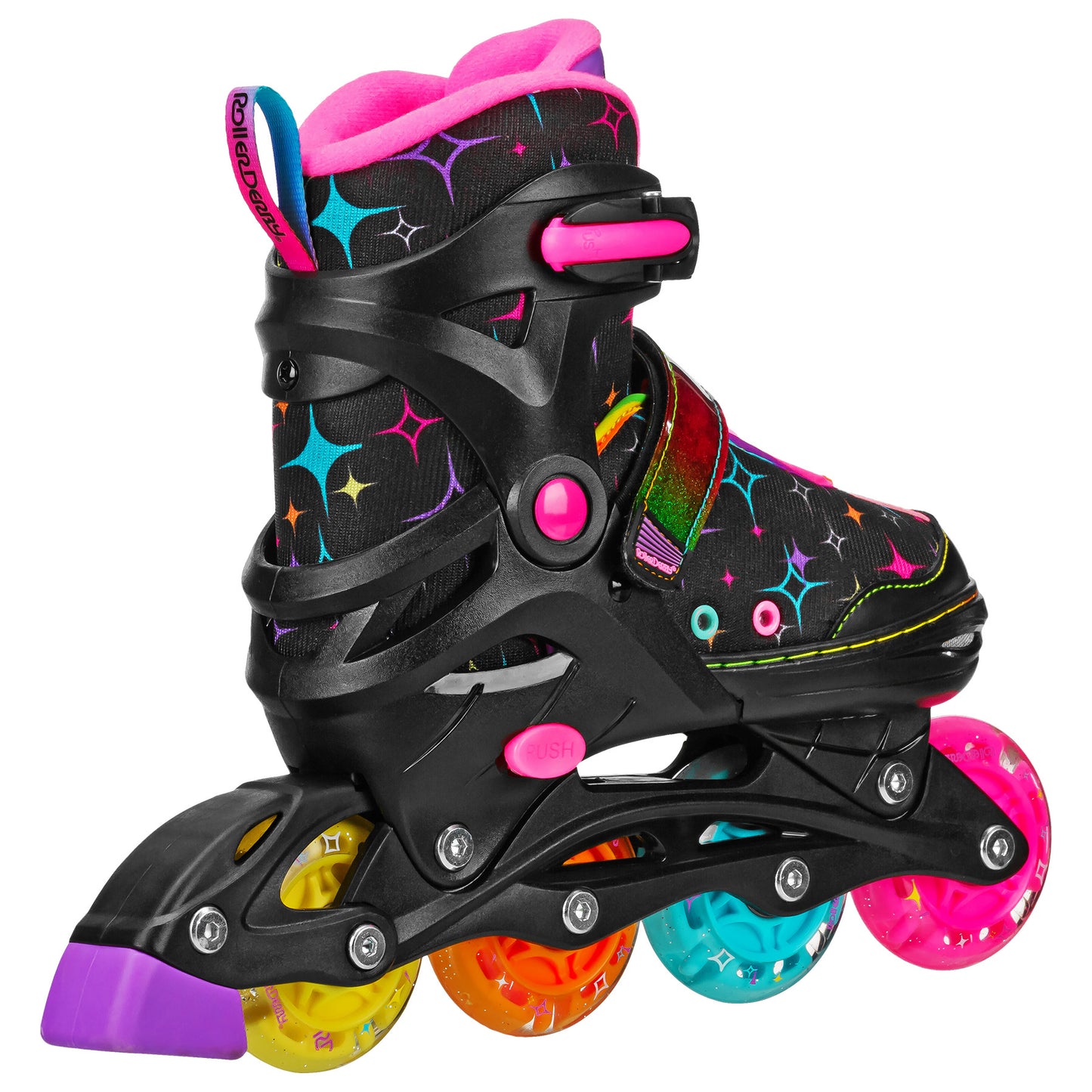 Stryde Lighted Girl's Adjustable Inline Skates