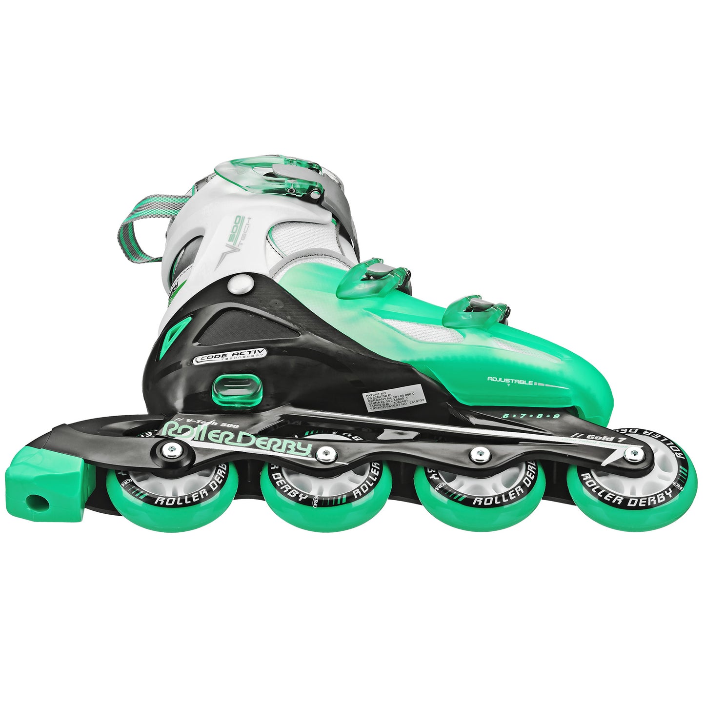 V-Tech 500 Women's Inline Skates with Adjustable Sizing