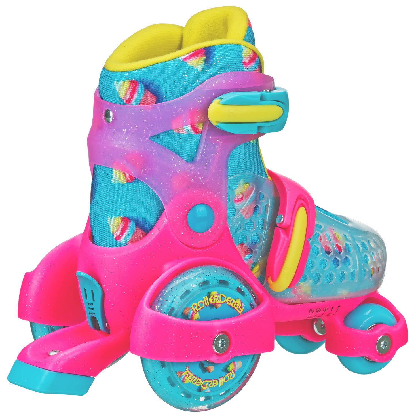 Fun Roll Girl's Jr Adjustable Roller Skates