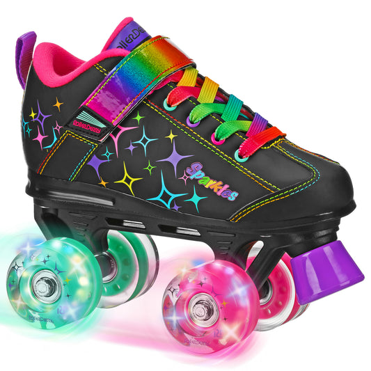 Sparkles Girl's Lighted Roller Skates